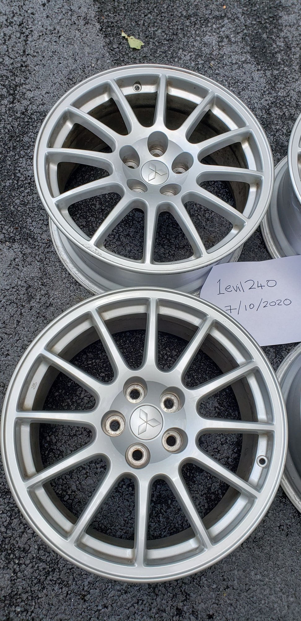 Wheels and Tires/Axles - Stock evo x gsr rims excellent condition $1000 - delaware 19950 - Used - 2003 to 2015 Mitsubishi Lancer Evolution - Greenwood, DE 19950, United States