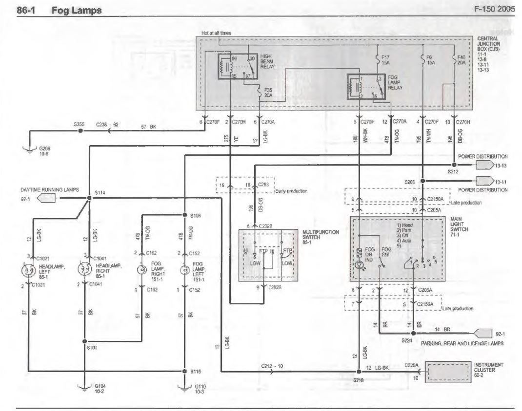Hooking up fog lamps to relay Ford F150 Forum Community of Ford Truck Fans