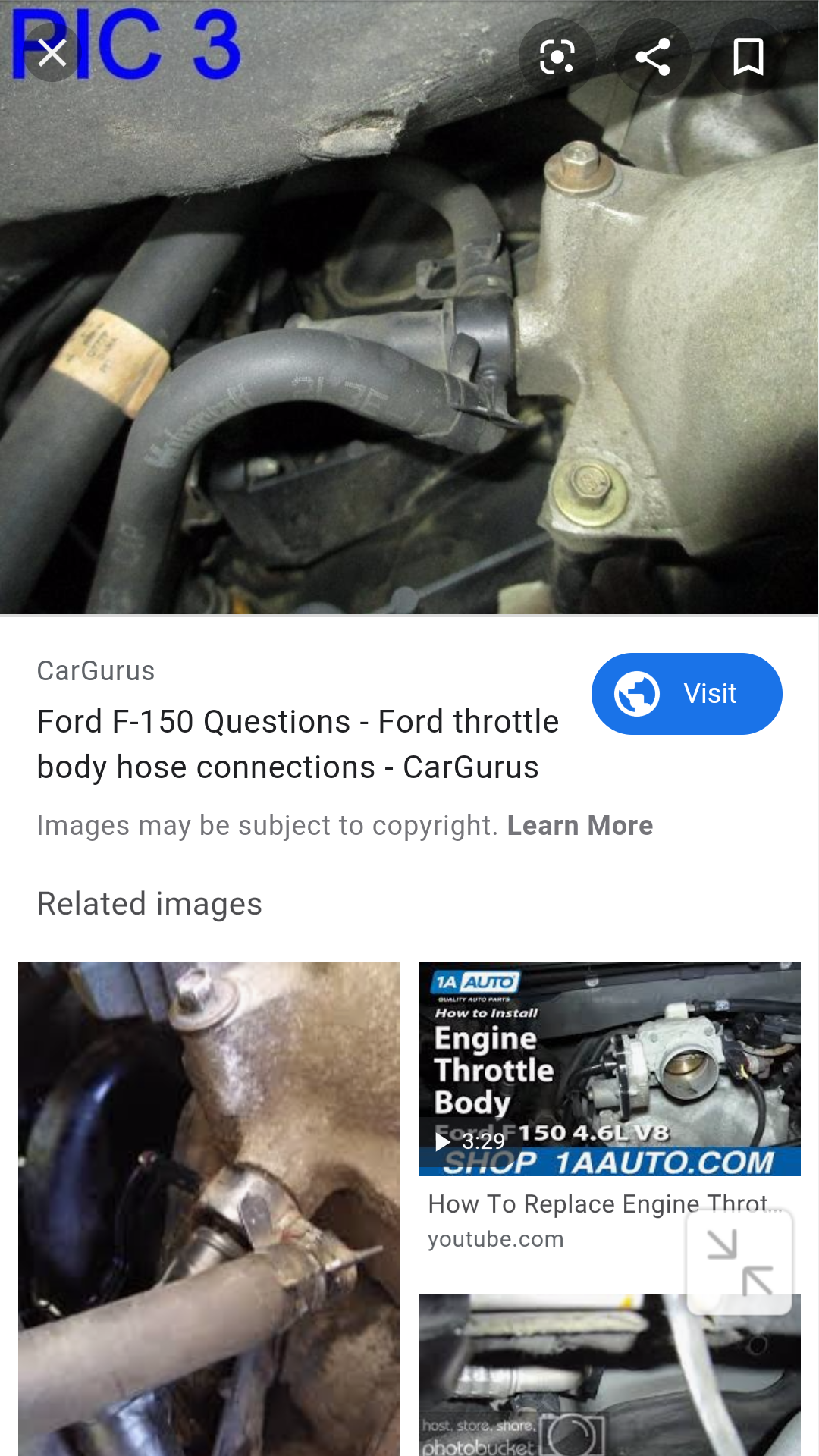 Help three hoses on back of throttle body housing Ford F150 Forum