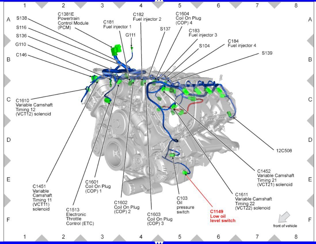 2011 ford f150 oil pressure sending unit