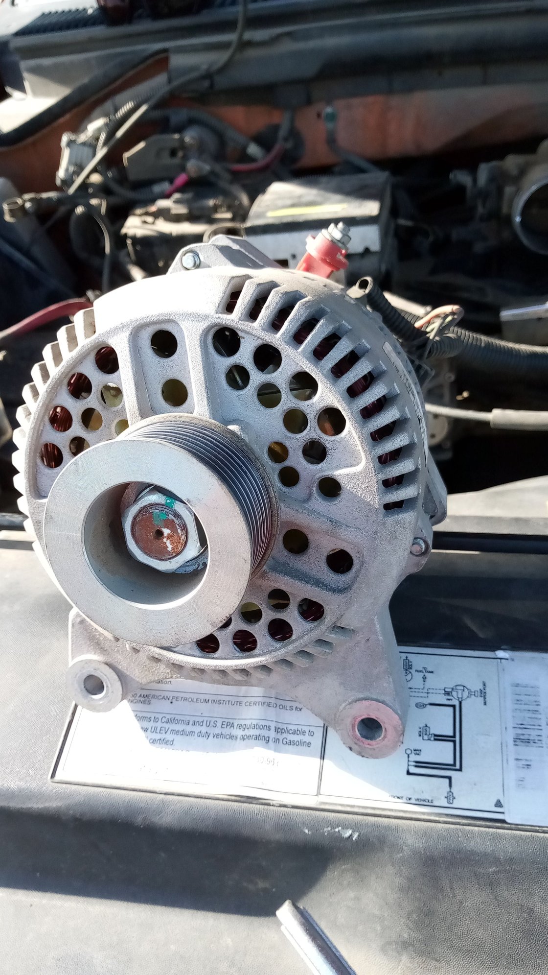 High output alternator Ford F150 Forum Community of Ford Truck Fans