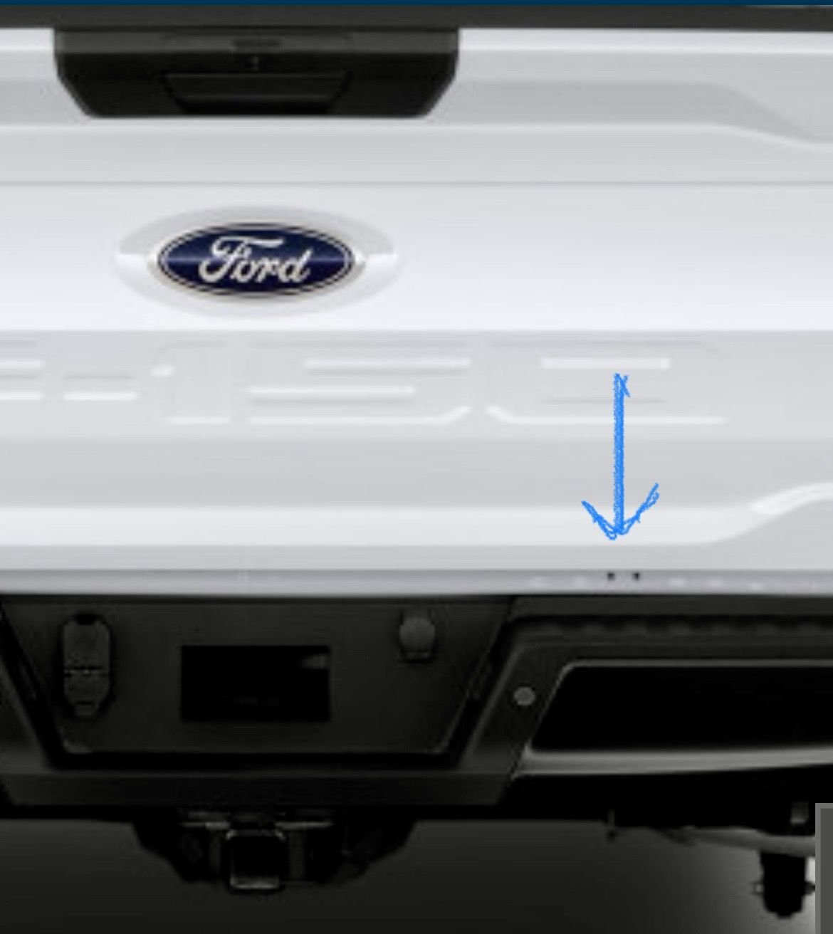 Mystery holes below tailgate and above bumper? Ford F150 Forum