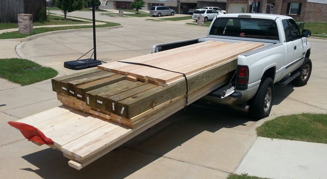 Hauling lumber with the 5.5' bed Ford F150 Forum Community of Ford