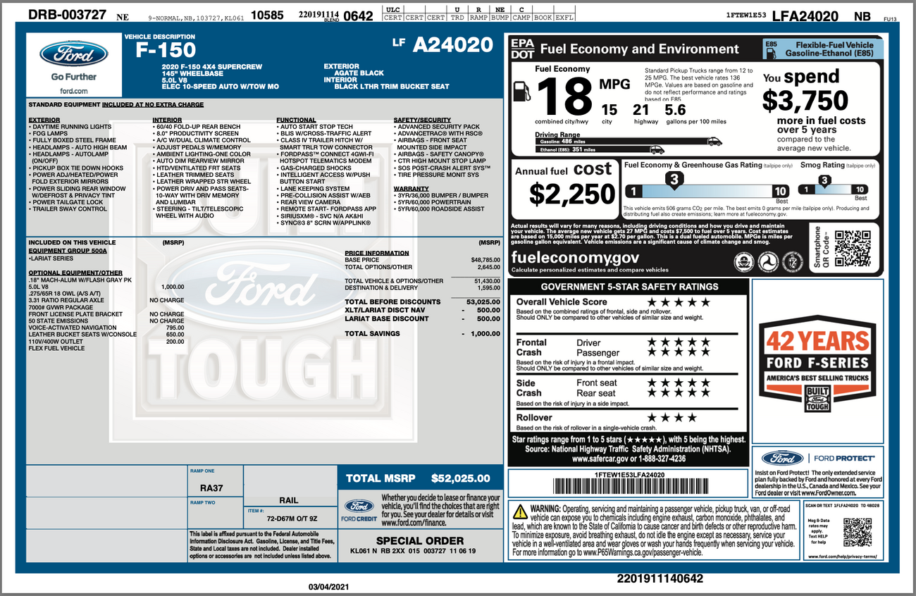 2020 F150 Lariat Remote Start Page 2 Ford F150 Forum Community of