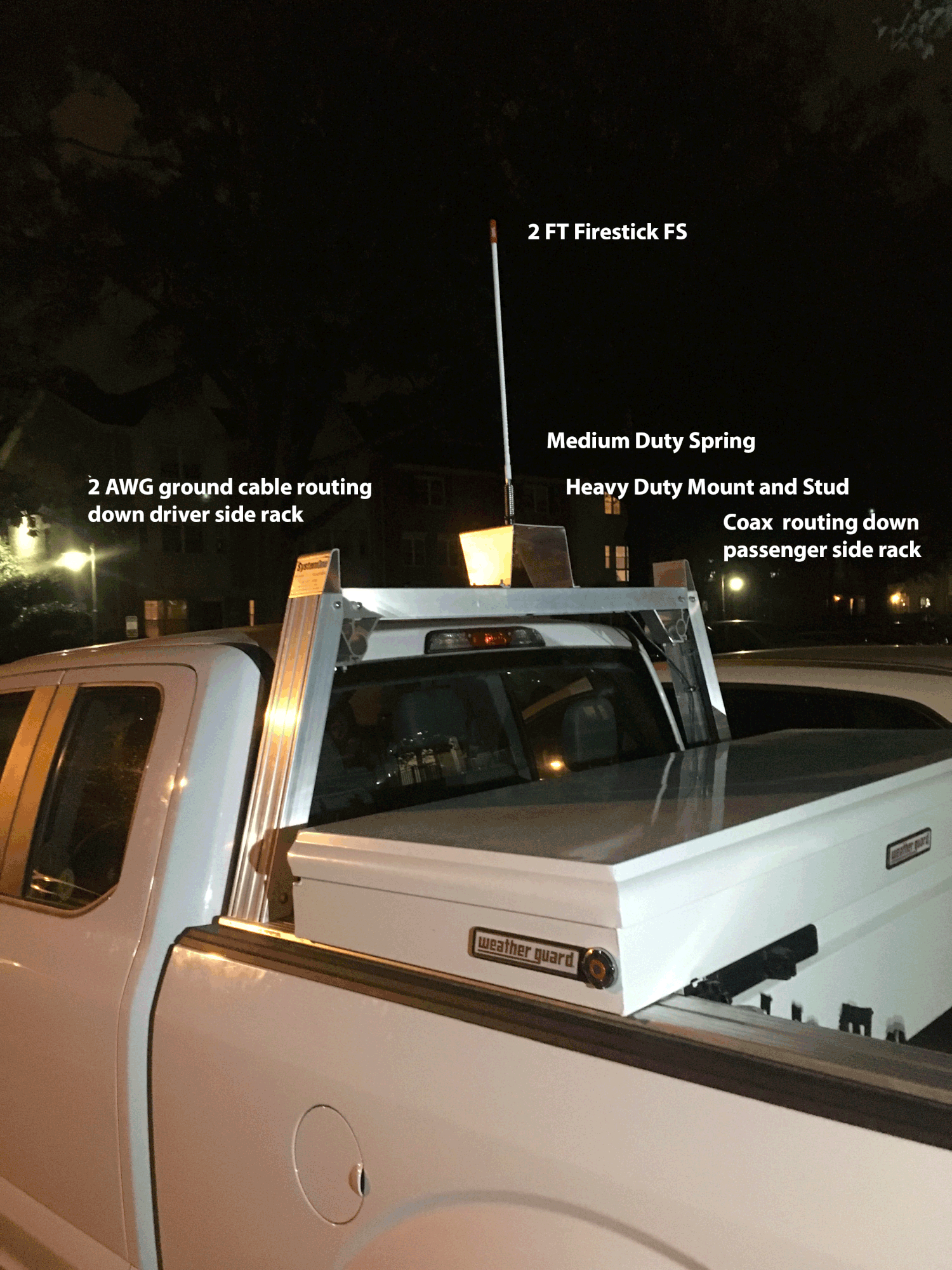 2018 F150 XL Advice Needed for Routing Coax Cable for CB Install