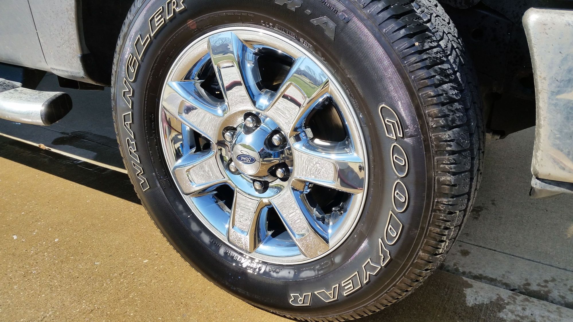 0000 steel wool on chrome rims