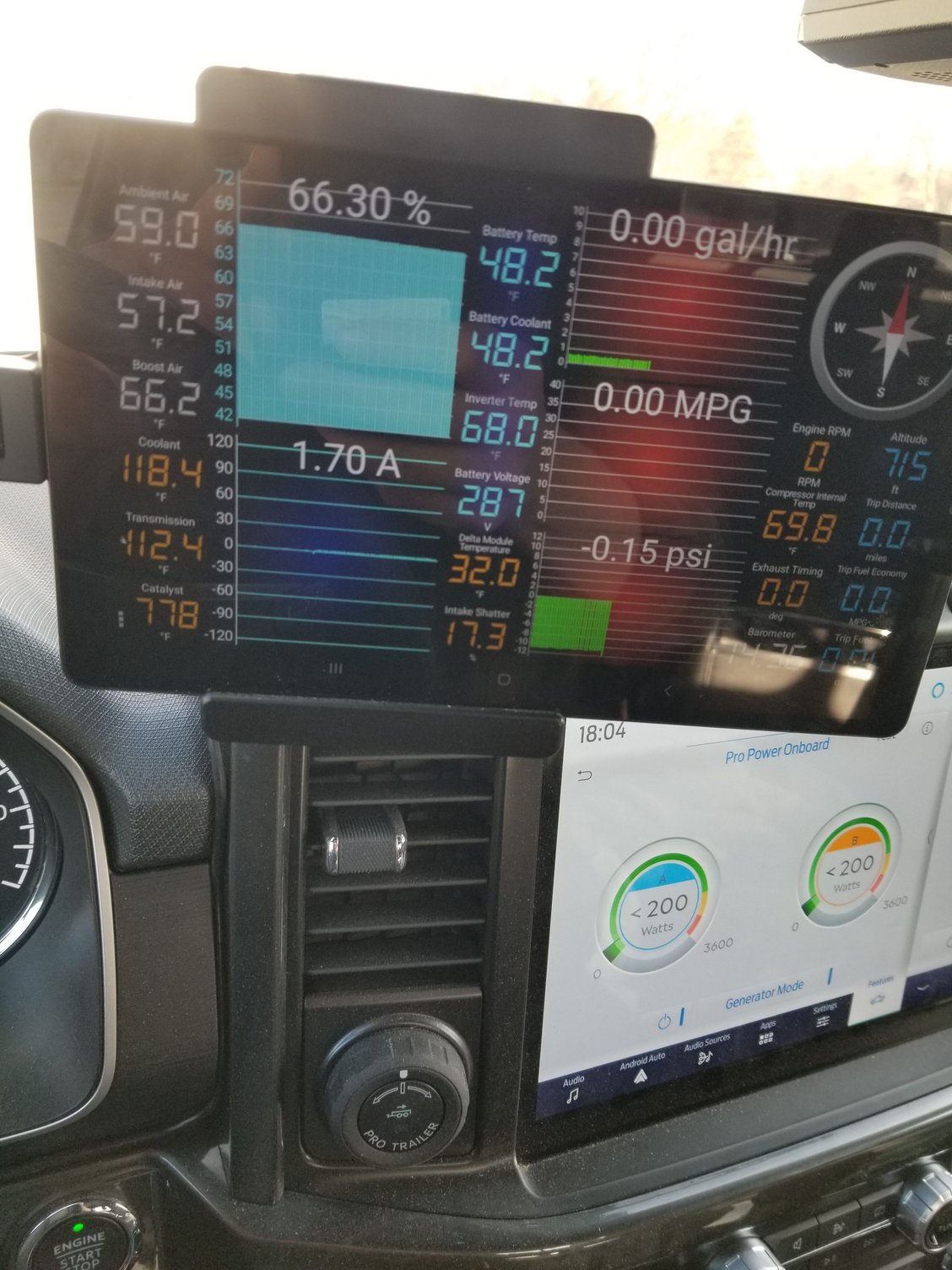 Torque Pro Dashboard PID for Powerboost Gen output Ford F150 Forum