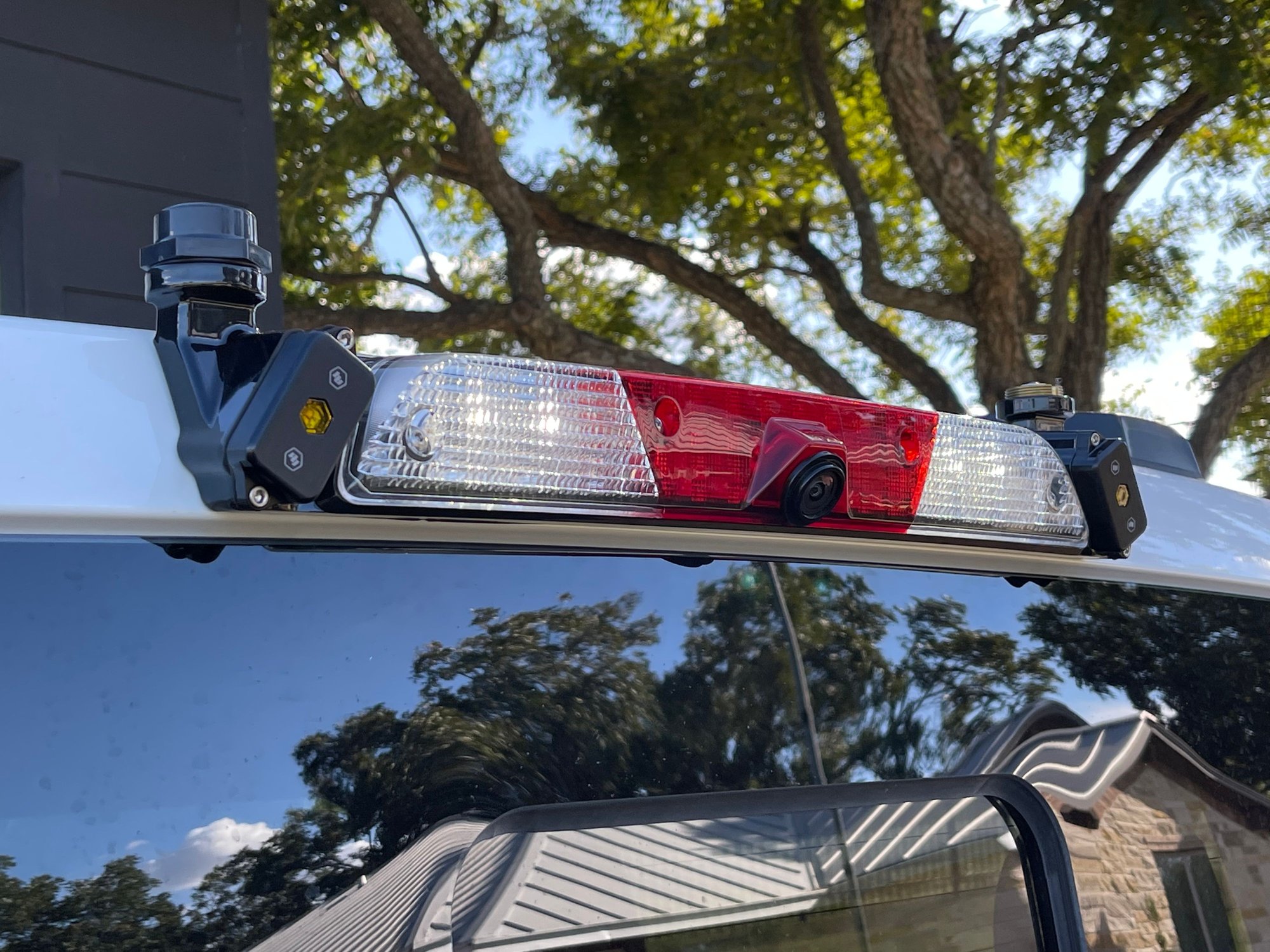 Texas Bullet Proof Diesel Third Brake Light Dual Antenna Mount Ford