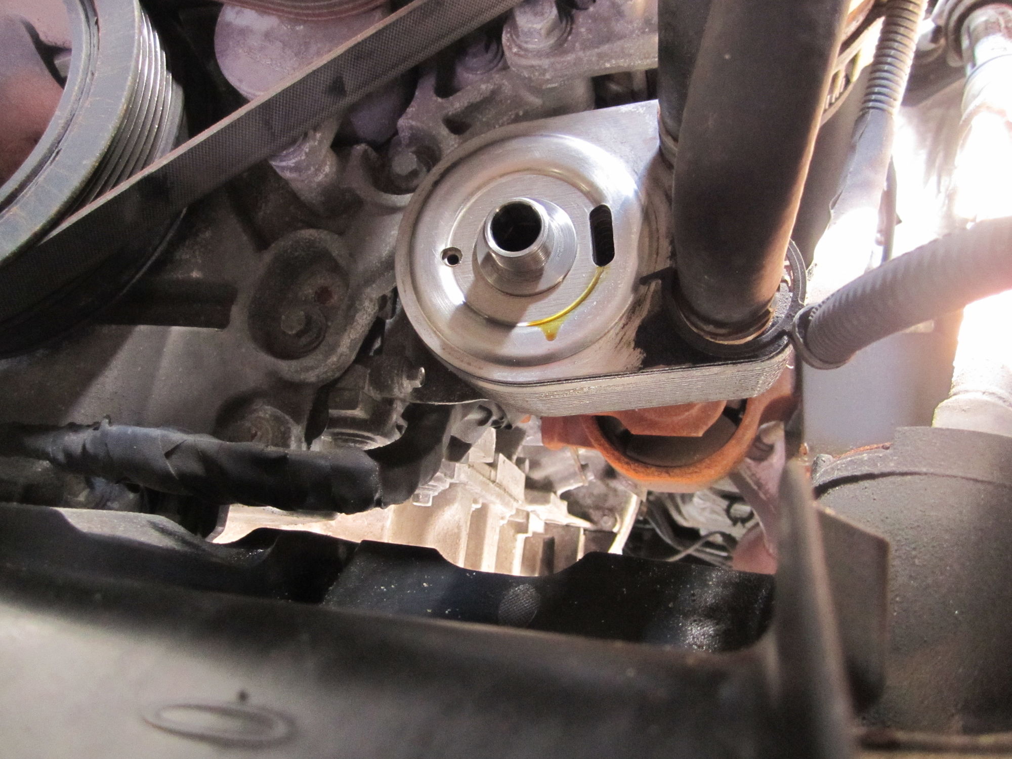 Oil filter Relocation - Page 2 - Ford F150 Forum - Community of Ford Truck Fans 2011 Ford F150 3.5 Oil Filter Location