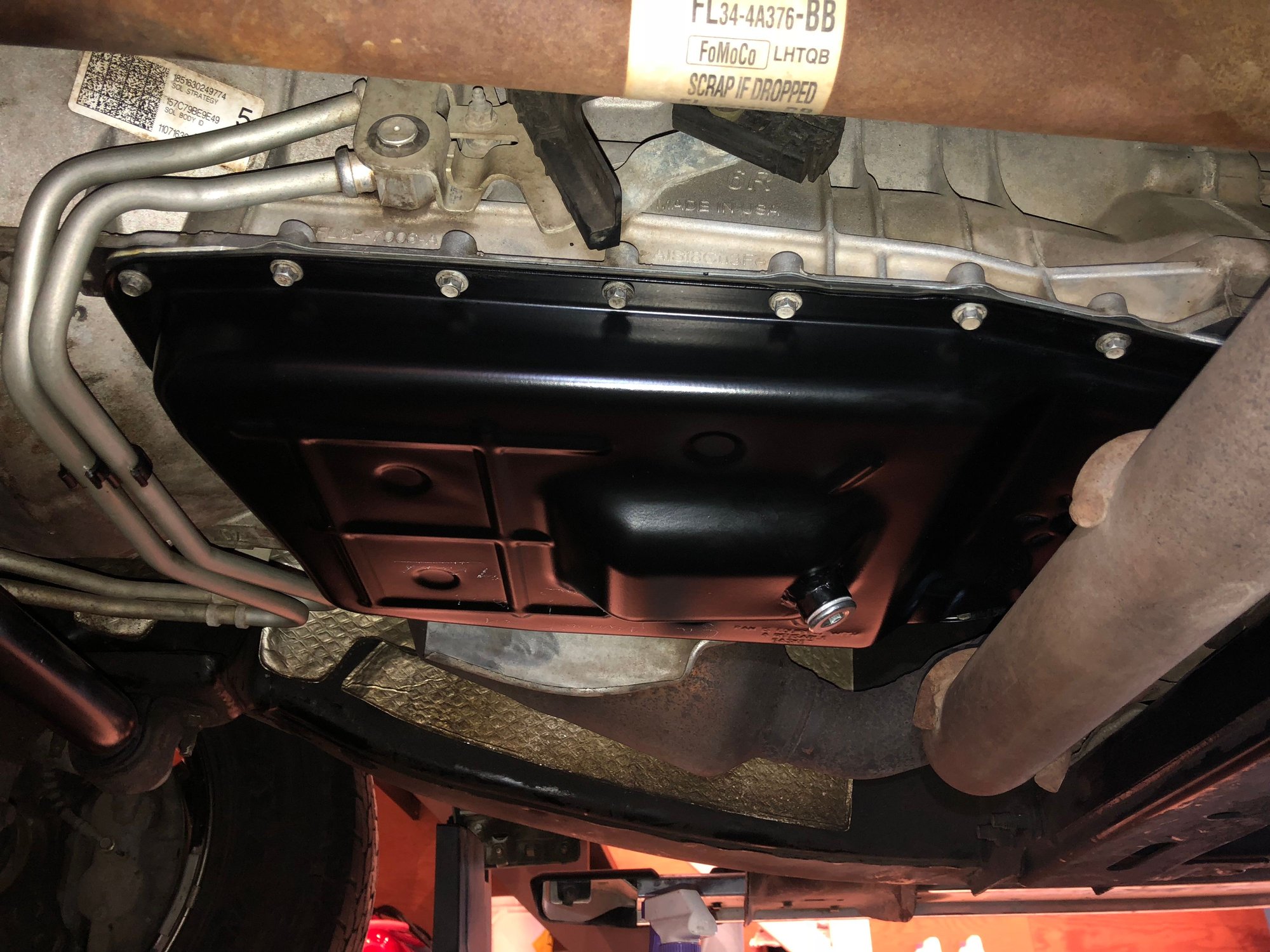 I added drain plugs (transmission and differential) Ford F150 Forum