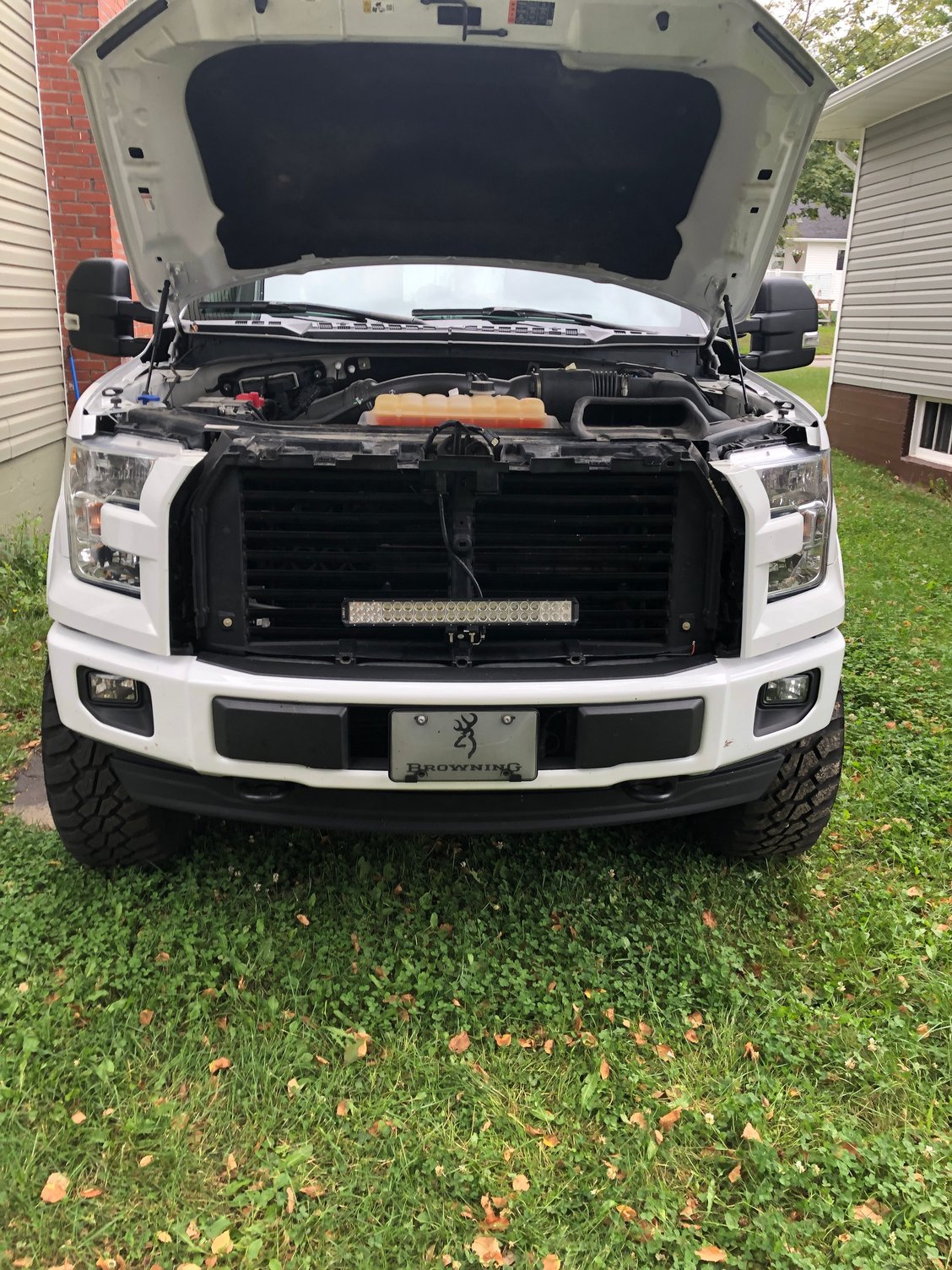 Light Bar Behind the Grill ( Pics Attached ) Ford F150 Forum