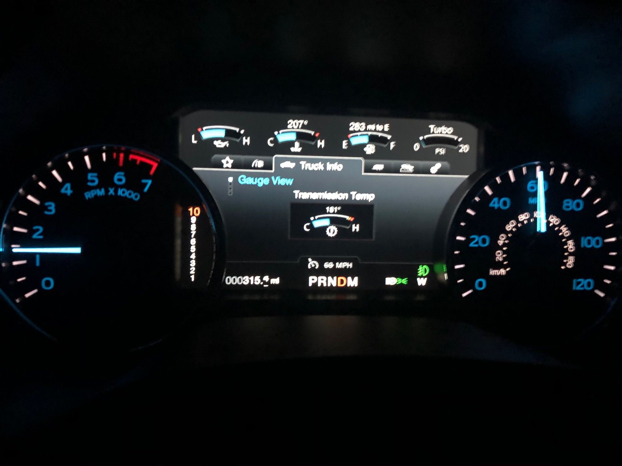 2007 Ford F150 Instrument Cluster
