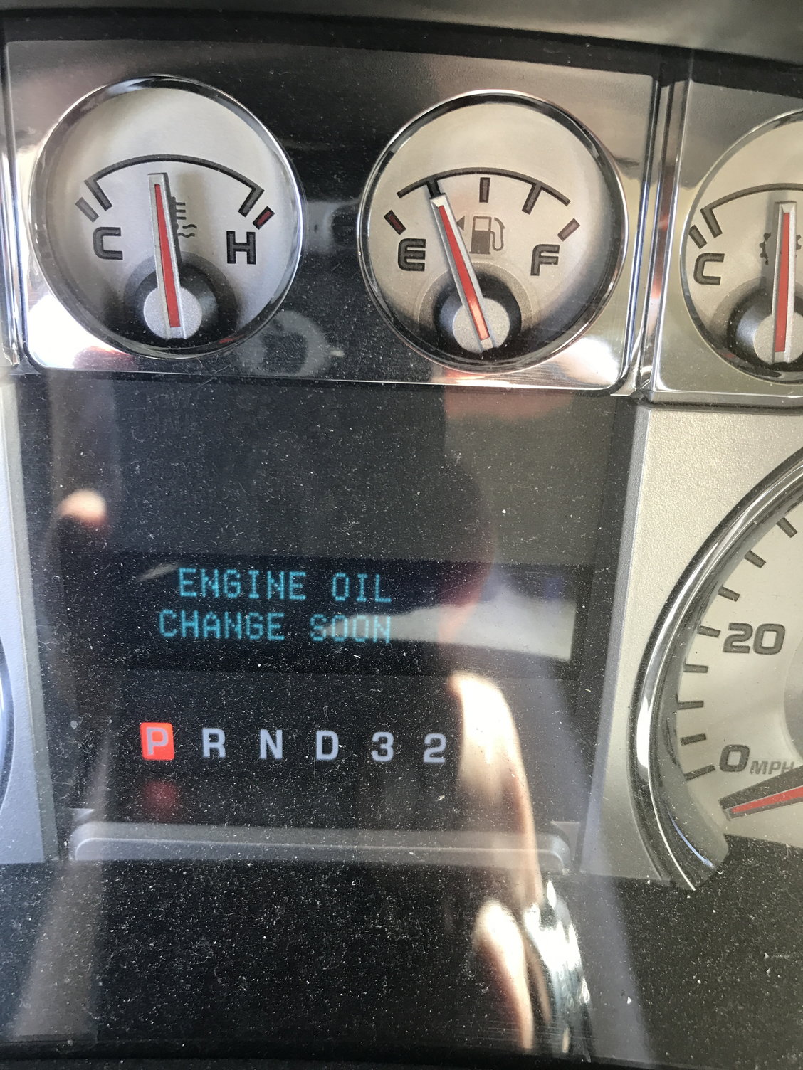 oil change soon engine ford f150 truck