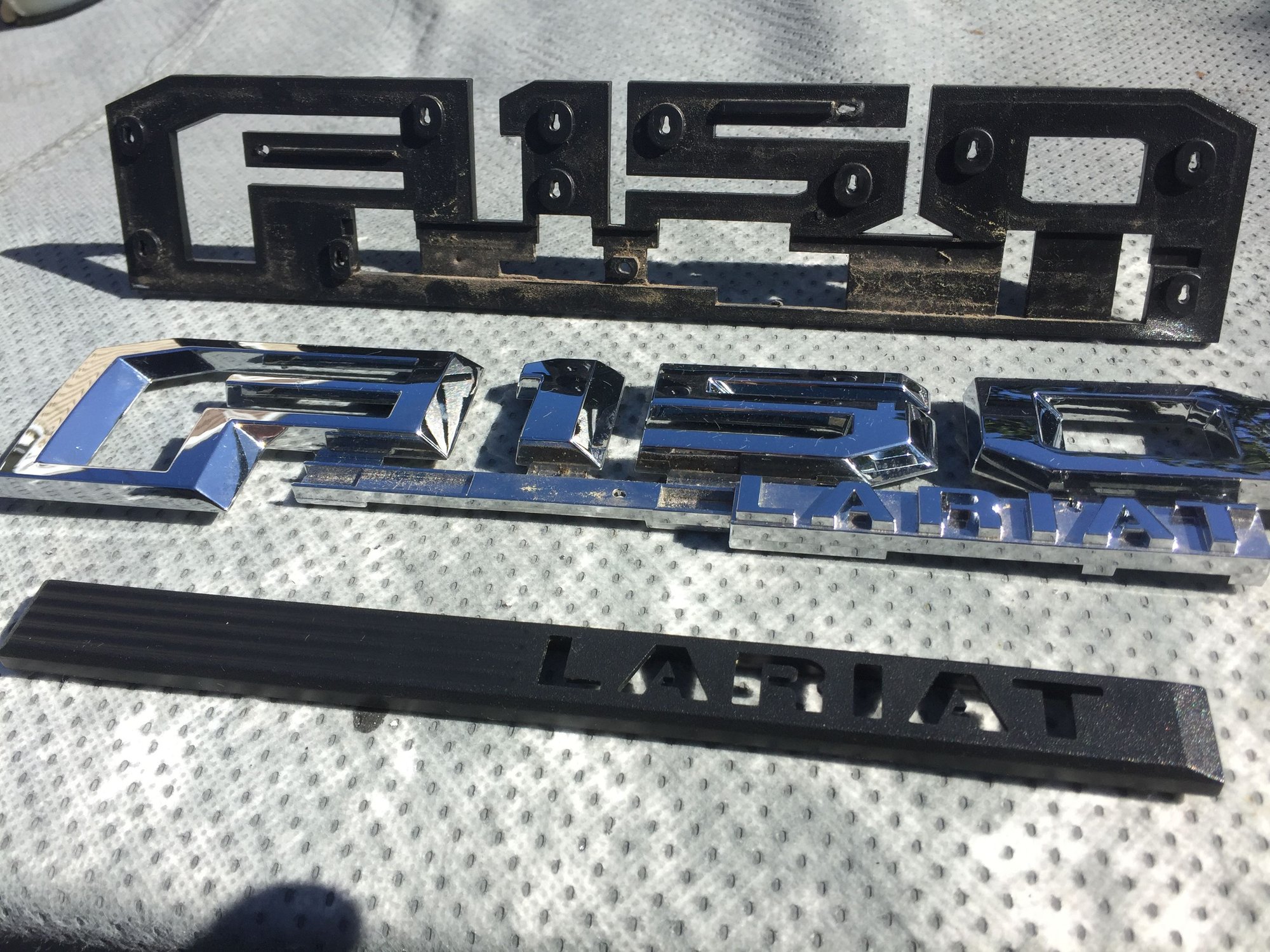 Removing fender badges '17 F150 to disassemble and paint Ford F150