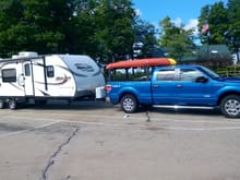 2014, Campin and kayaking