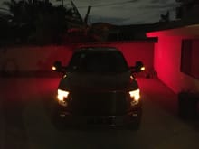 Custom Raptor LED Lights (Amber Grille and Red Rear Corners)
