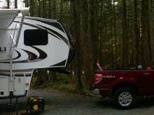 Camping at Rolley Lake Provincial Park, Bc