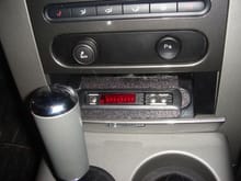 Bel-Tronic RX75 Remote Head concealed in ashtray.