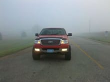 It was a bit foggy that morning