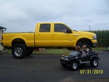 the boys new truck