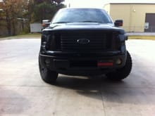 front blacked out
