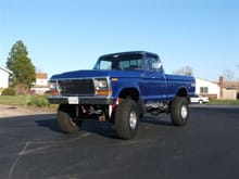 ol blue angle, before push bar and chrome diff cover.
