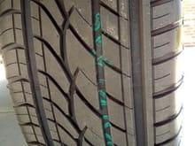 Cooper Zeon XST-A, 285/45R22 tires added on 4/12.  Rides great!!  Very happy!!