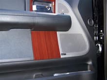 Driverside Front door with JL Audio logo on speaker grille
in behind is JL ZR570 CSI