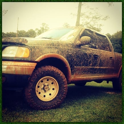 A little muddy