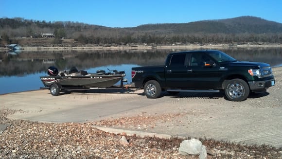 My F150 makes my boat look like a small boat...but it's a Tournament V18...!