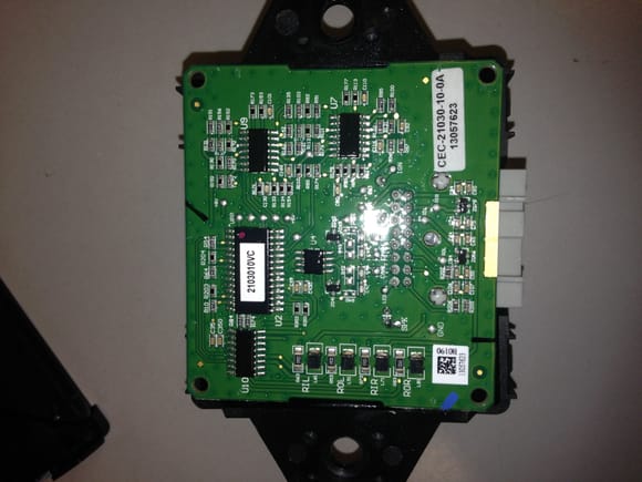 this is the underside of the circuit board