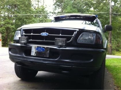 New painted grill