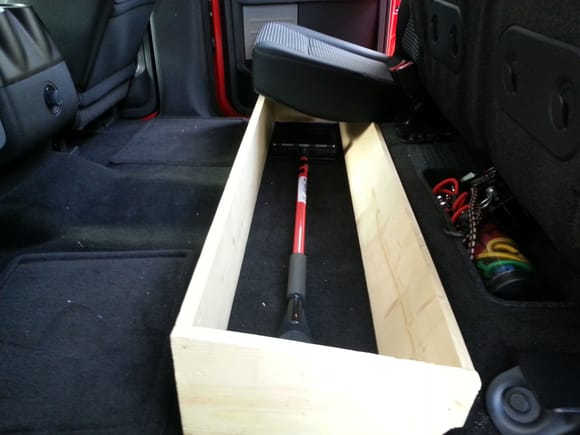 Started on the under seat storage box, will be painting black and seeing if that will work vs carpeting...