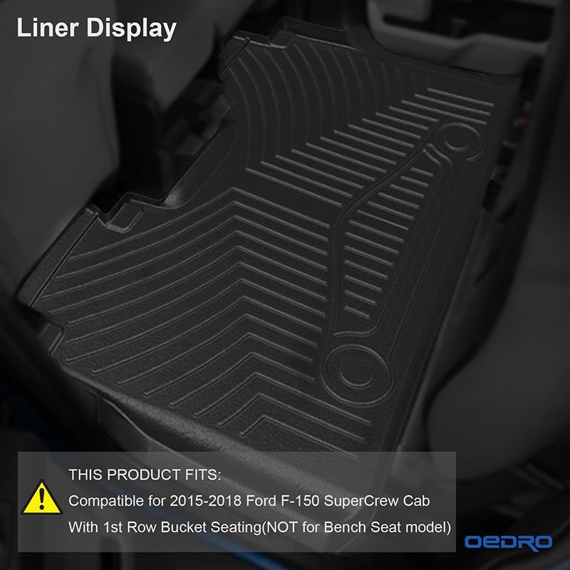 F150 All Weather Guard Floor Mats Full SetLowest Price Ford F150