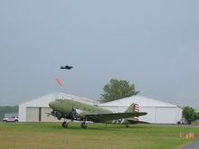 At a small aviation museum near my nephews house. I added a few touches to this photo.