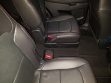 2nd row bucket seats with sport exclusive red stitching