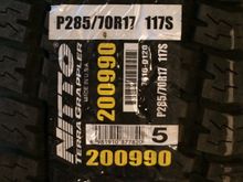 (2) 285 70 r 17 terra grapplers
Brand new!$375obo plus shipping