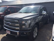 The truck started out as a stock 2015 F150 Plat