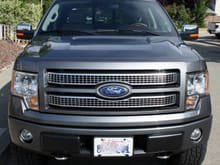 Painted Front Grill, 2-1/2" Leveling Kit