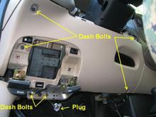 Lower dash cover