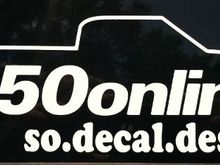 Official F150online Decal