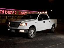 Truck at university car meet