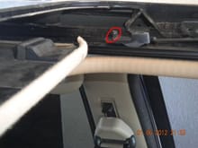 driverside screw beam missing