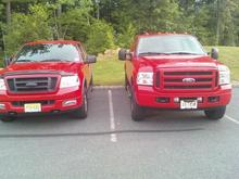 me next to F350 Turbo Diesel