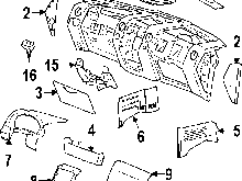 Dash parts 2006