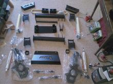 Laid the kit out just like the internets! Look what I can do! Haha, I had noooo idea how much work was to come...