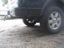 new black exhaust tucked from right side