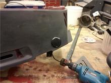driver side tweeter installed
