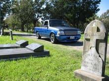 This shot was taked for a photography contest on www.rangerpowersports.com and I got 1st with it. Theme was cemetery and it was in ocotober.