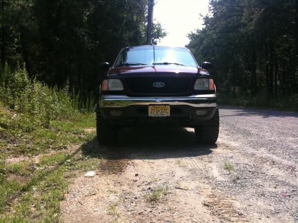front view cranked torsion bars